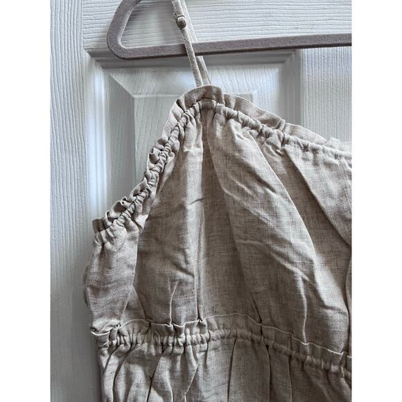 H&M Divided Neutral Front Adjustable Drawstring Cami Top Size XL Festival - Picture 6 of 13